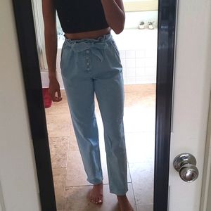 NWT waist tie jeans